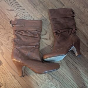 Brown Leather Women's Boots
